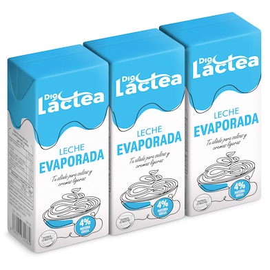 Leche evaporada Dia Láctea 3 x 200 ml-0