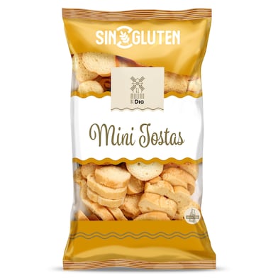 Mini tostas sin gluten El Molino de Dia 100 g-0