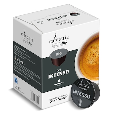 Cápsulas intenso espresso Dia Cafetería 16 unidades-0