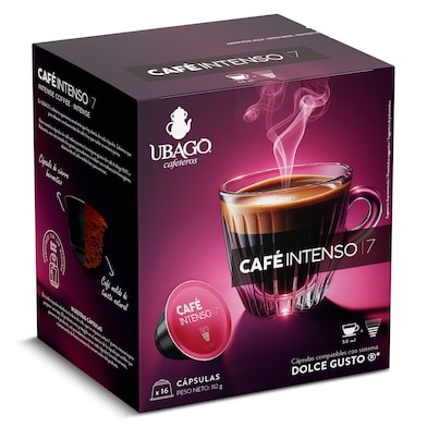 Cápsulas de café intenso Ubago 16 unidades-0