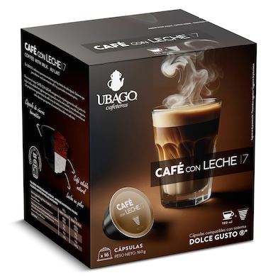Café con leche en cápsulas Ubago 16 unidades-0