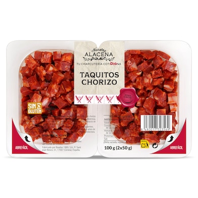 Taquitos de chorizo Dia Nuestra Alacena 2 x 50 g-0
