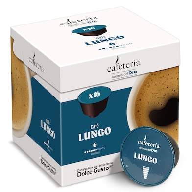 Cápsulas de café lungo Dia Cafetería 16 unidades-0