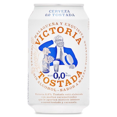 Cerveza tostada 0,0% alcohol Victoria 33 cl-0