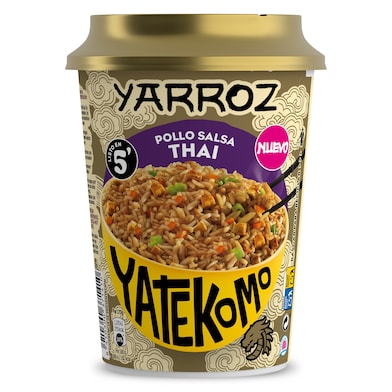 Yarroz con pollo y salsa thai Gallina Blanca Yatekomo 83 g-0