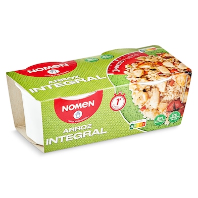 Vasos de arroz integral Nomen 2 x 125 g-0