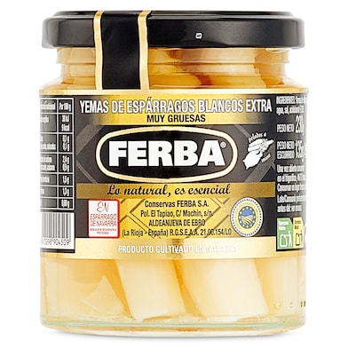 Yemas de espárragos extra gruesas Ferba 135 g-0 Yemas de espárragos extra gruesas Ferba 135 g-0