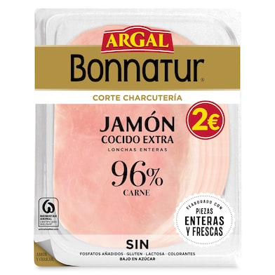 Jamón cocido 96% Bonnatur 120 g-0