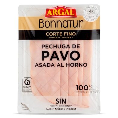 Pechuga de pavo asada al horno Bonnatur 100 g-0