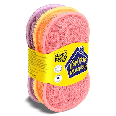Estropajo multiusos Dia Super Paco 3 unidades-0