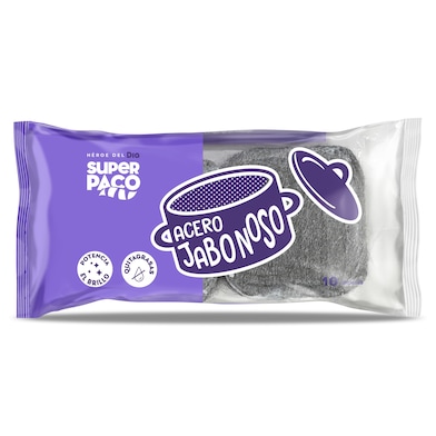Estropajo de acero jabonoso Dia Super Paco 10 unidades-0