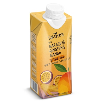 Bebida de zumo con maracuyá vitalidad Dia Saborfera 330 ml-0