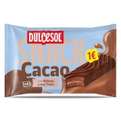 Cuadrados de cacao relleno sabor trufa Dulcesol 114 g