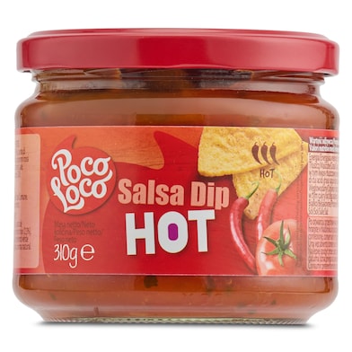 Salsa dip hot picante Poco loco 310 g-0