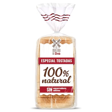 Pan de molde para tostadas El Molino de Dia 460 g-0