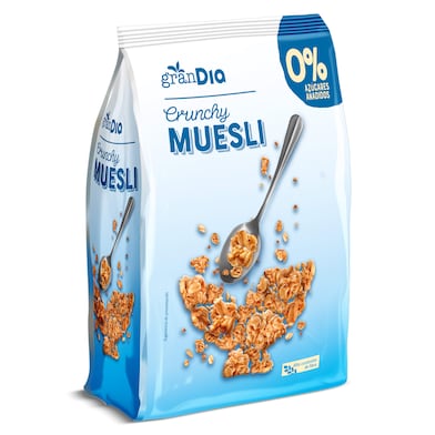 Crunchy muesli 0% azucares añadidos Gran Dia 500 g-0