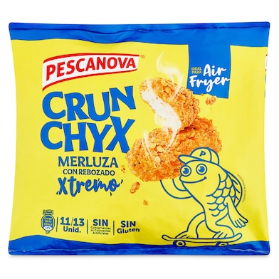 Merluza rebozada crunchyx Pescanova 400 g-0