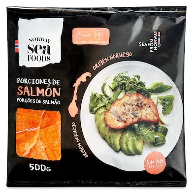 Salmón en porciones Norway seafood 500 g-0