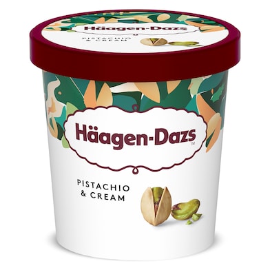 Tarrina de helado crema y pistacho Haagen Dazs 400 g-0