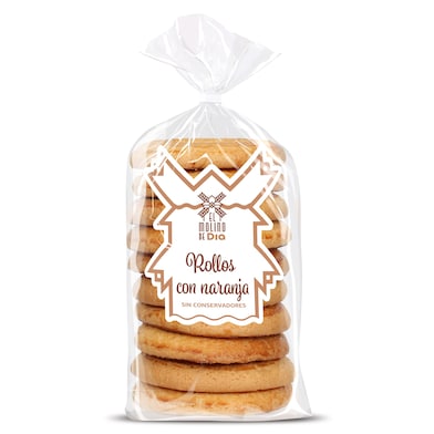 Rollos de naranja El Molino de Dia 385 g-0