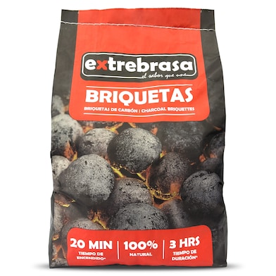 Bolsa de briquetas de carbón Doña Ana 3 Kg-0