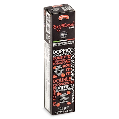 Pasta de tomate doble concentrado Montali 128 g-0