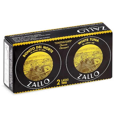 Bonito del norte en aceite de oliva Zallo 2 x 52 g-0