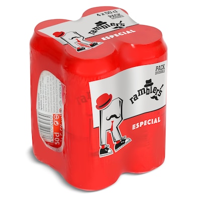 Cerveza especial Dia Ramblers pack 4 x 50 cl-0