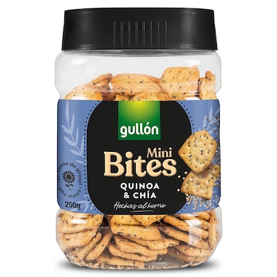Galletas saladas con quinoa y chía Gullón 250 g-0