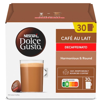 Cápsulas de café descafeinado Dolce Gusto 30 unidades-0