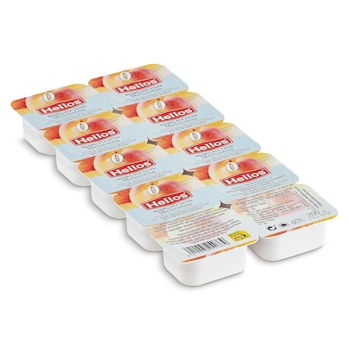 Mermelada de melocotón 0% azúcares añadidos Helios pack 10 x 25 g-0