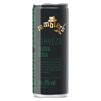Cerveza Abadía rubia Dia Ramblers 33 cl-0 Cerveza Abadía rubia Dia Ramblers 33 cl-0