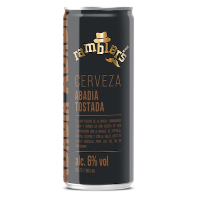 Cerveza Abadía tostada Dia Ramblers 33 cl-0 Cerveza Abadía tostada Dia Ramblers 33 cl-0