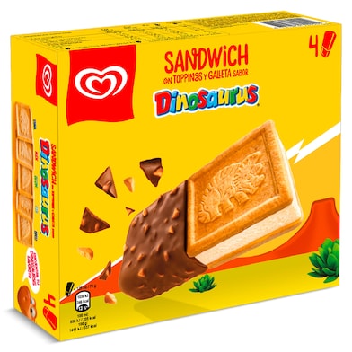Sándwich Dinosaurus Frigo 4 x 75 g-0