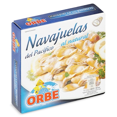 Navajuelas del Pacífico al natural Orbe 63 g -0