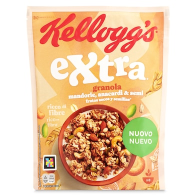 Granola con frutos secos y semillas Kellogg's Extra 375 g-0
