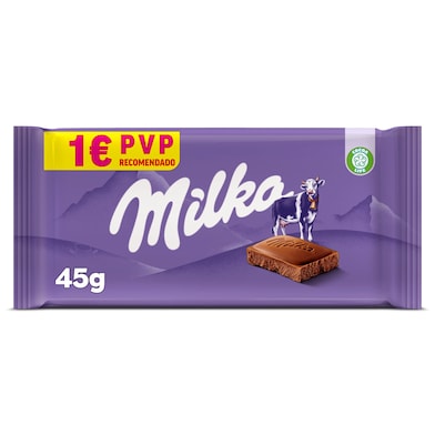 Chocolate con leche Milka 45 g-0
