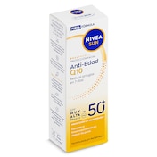 Protector solar facial SPF 50+ antiedad Q10 Nivea 40 ml