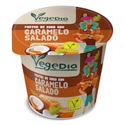 Postre vegetal con caramelo salado Dia Vegedia 150 g