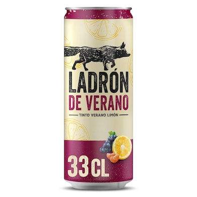 Tinto de verano con limón Ladron de verano 33 cl-0
