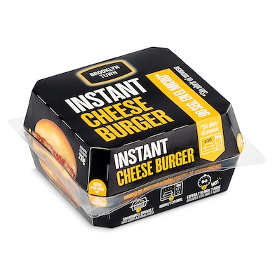 Hamburguesa con queso Brooklyng town 210 g-0