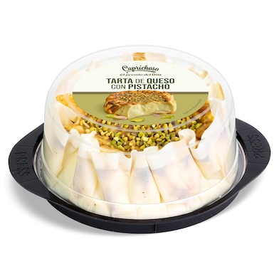 Tarta de queso con pistacho Dia Caprichoso 250 g-0 Tarta de queso con pistacho Dia Caprichoso 250 g-0