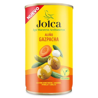 Aceitunas aliño gazpacha Jolca 185 g-0