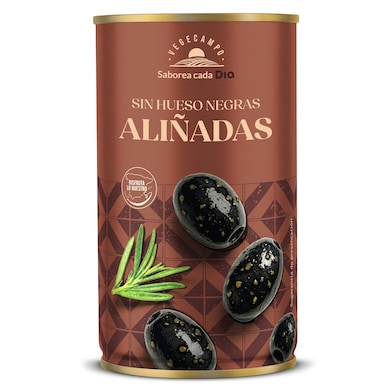 Aceitunas negras sin hueso aliñadas Dia Vegecampo 150 g-0 Aceitunas negras sin hueso aliñadas Dia Vegecampo 150 g-0