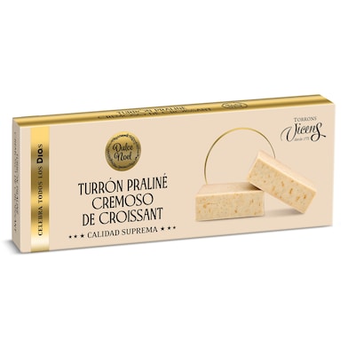 Turrón de praliné cremoso de croissant Dia Dulce Noel 150 g-0 Turrón de praliné cremoso de croissant Dia Dulce Noel 150 g-0