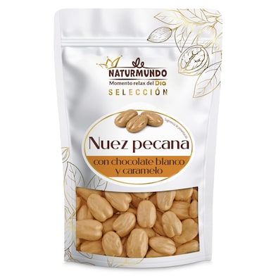 Nuez pecana con chocolate blanco y caramelo Dia Naturmundo 150 g-0 Nuez pecana con chocolate blanco y caramelo Dia Naturmundo 150 g-0