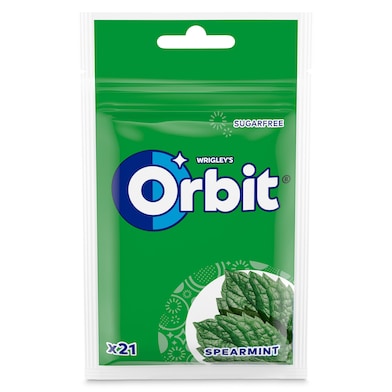 Chicles hierbabuena sin azúcar Orbit 21 unidades-0