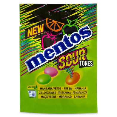 Caramelos masticables sour tones Mentos 140 g-0