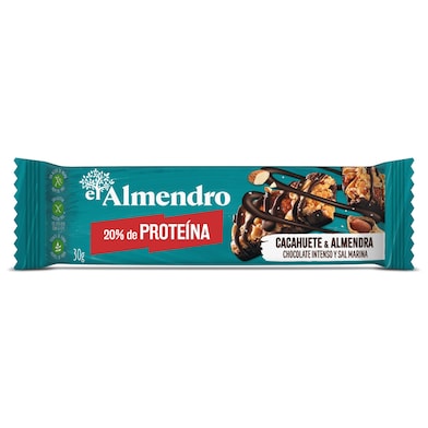 Barrita de proteína cacahuete y sal El almendro 30 g-0