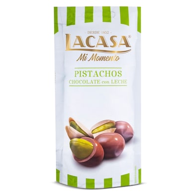 Pistachos con chocolate con leche Lacasa 50 g-0